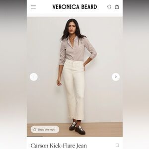 Veronica Beard Carson Flare Jean